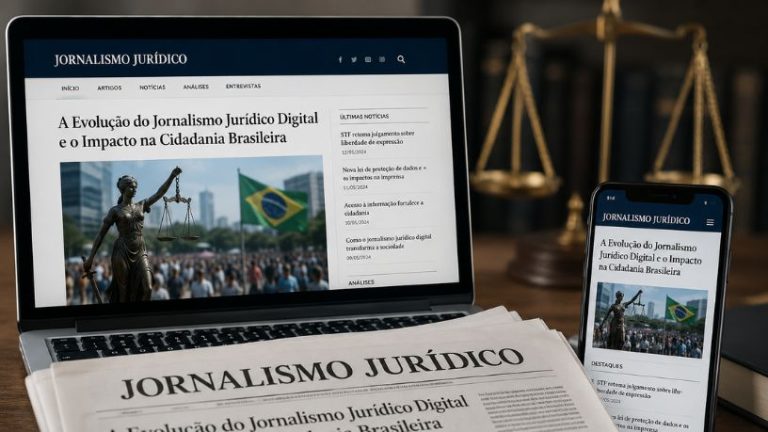 A Evolução do Jornalismo Jurídico Digital e o Impacto na Cidadania Brasileira A Evolução do Jornalismo Jurídico Digital e o Impacto na Cidadania Brasileira