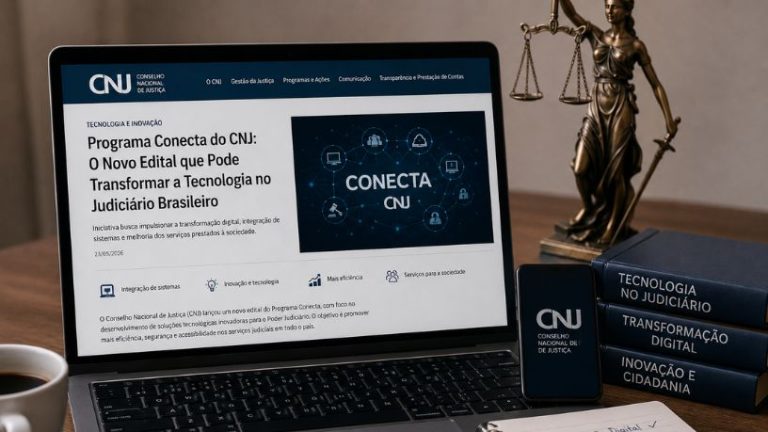 Programa Conecta do CNJ: O Novo Edital que Pode Transformar a Tecnologia no Judiciário Brasileiro