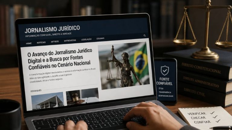 O Avanço do Jornalismo Jurídico Digital e a Busca por Fontes Confiáveis no Cenário Nacional
